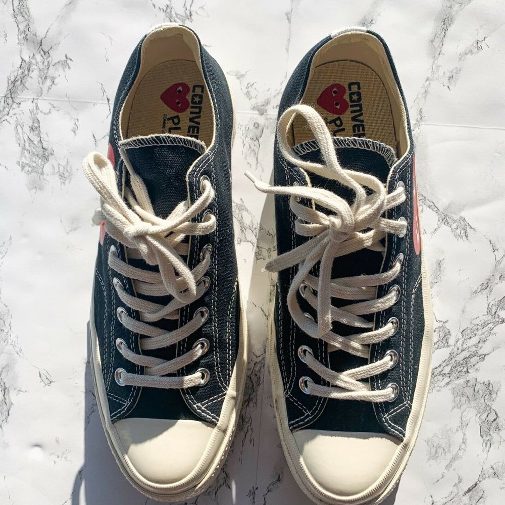 Converse Comme Des Garcons Play LaceUp Sneakers 10 - Picture 4 of 10